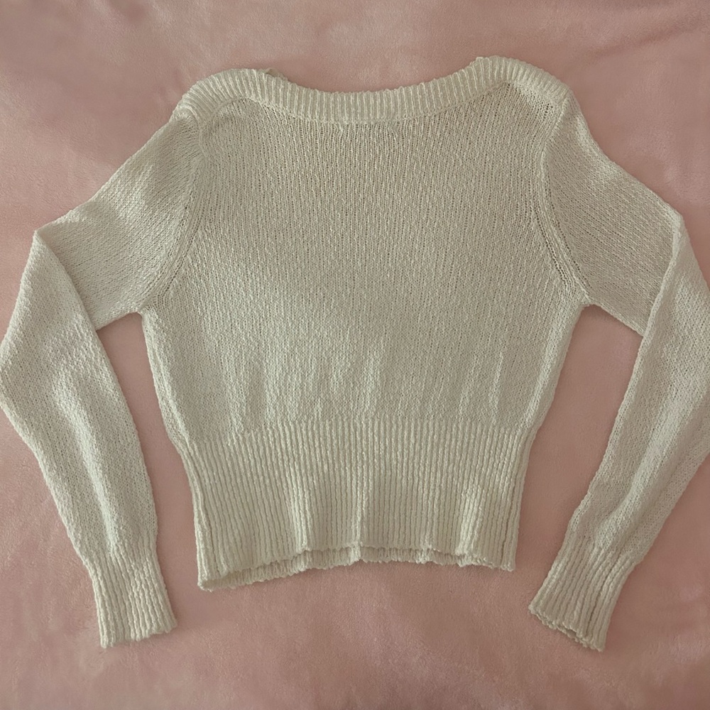 Urban Outfitters White Knit Sweater